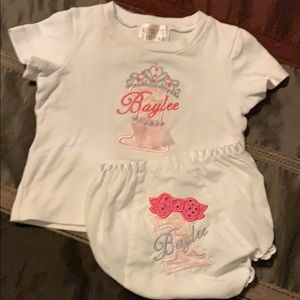 Adorable 1st Birthday Outfit for a Baylee